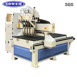 1325 1530 2030 2128 Woodworking CNC Router Cutting Machine with 4 Heads