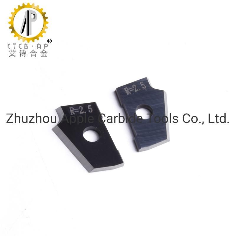 Carbide Fine Trimming Cutter Knives Cutter Inserts Profile Trimming Blade for Woodworking Edge Banding Machine