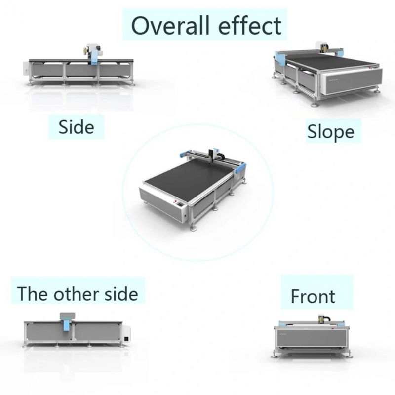 Automatic CNC Vibrating Knife Cutting Machine for Clothing Fabric