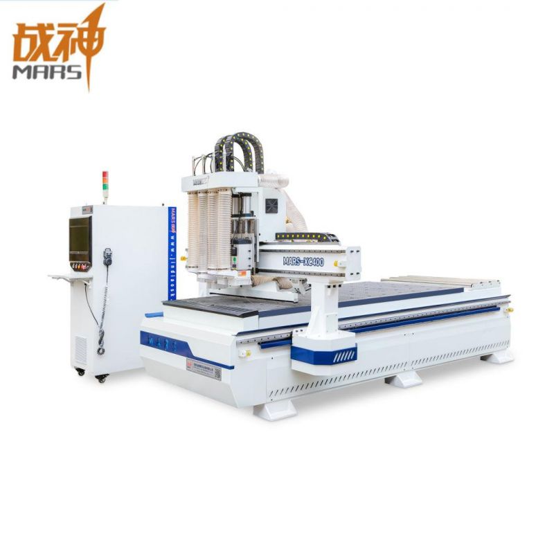 Mars Four-Head CNC Router with Multi-Function for Panel Furniture