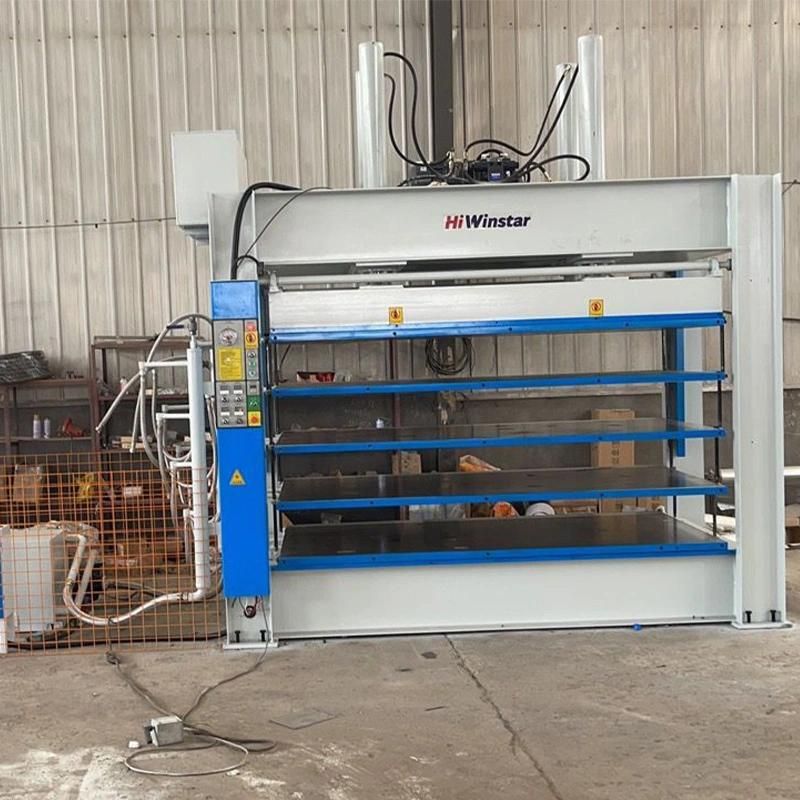 Automatic 4 Layers Woodworking Veneer Hydraulic Hot Press Machine