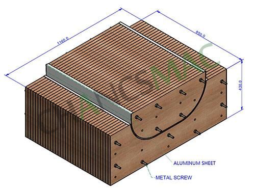 Hf Bending Press with Easy Plywood Mold Making