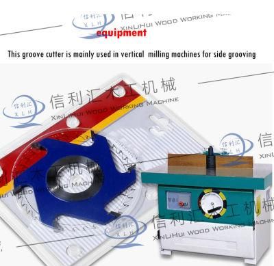Alloy Woodworking Knives Slot Cutter for Vertical Shaft Machine, Four-Sided Planer, Wood Line Machine End Milling