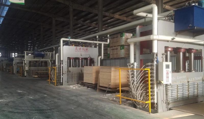 Multi-Opening Melamine Laminating Hot Press with 600ton Pressure