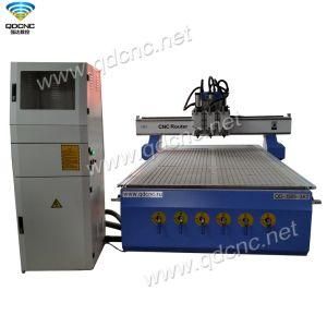 China 3D CNC Router with 3 Air Cooling Spindle Qd-1325-3at