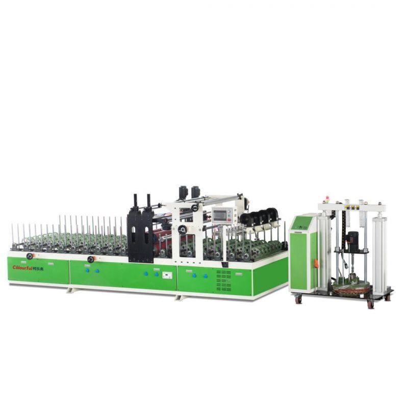 PVC Wall Panel Hot Glue Lamination Wrapping Machine for PVC Film