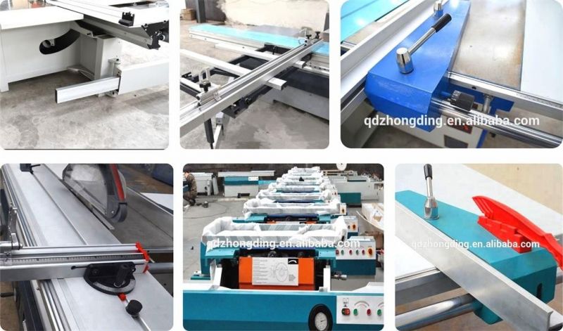 Horizontal Precision Cutting Machine Woodworking Sliding Table Saw