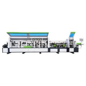 Fully Automatic Woodworking MDF PVC Veneer Furniture Corner Rounding Trimming Edge Banding Bander Machine with Pre Milling and Two Glue Pots