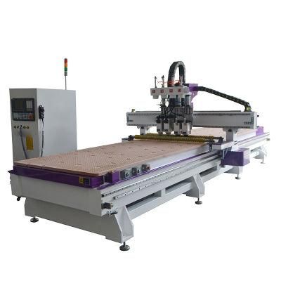 Atc Woodworking Machine CNC Router 1325 Heavy Duty with Double Vacuum Working Table