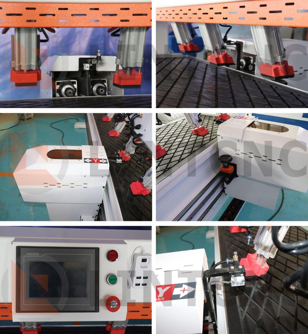 Single Double Head Wood CNC Side Hole Drilling Machine for Woodworking Furniture Cabinet Door Kitchen Making