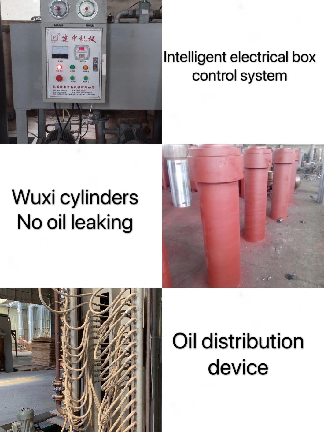 110ton Hot Press Through PLC-HMI Programmed Control