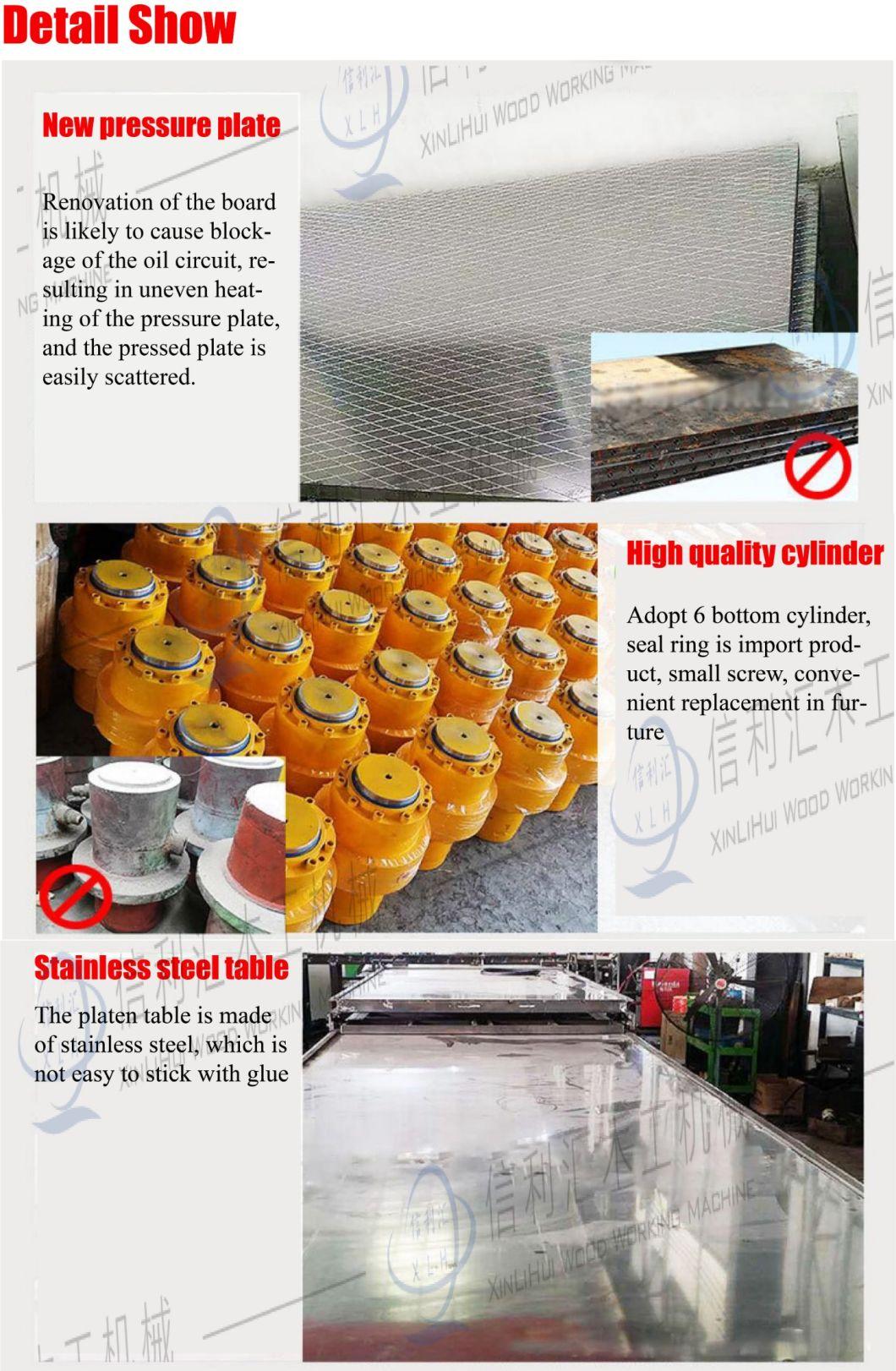 Full-Automatic Edge Gluer Composer/ Wood Board Jointing Machine Board Joint Machine with Slope Workbench/ Wood Processing Machine