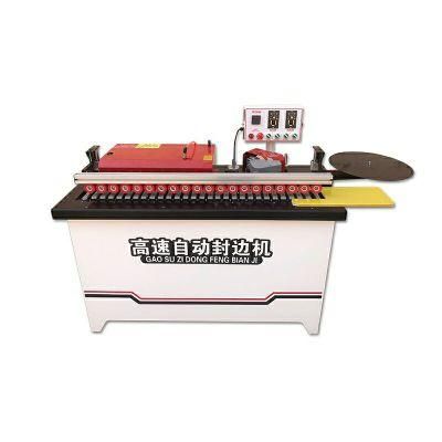 Small Portable Wood Veneer Automatic Sheet Edge Banding Machine of Woodworking Machine
