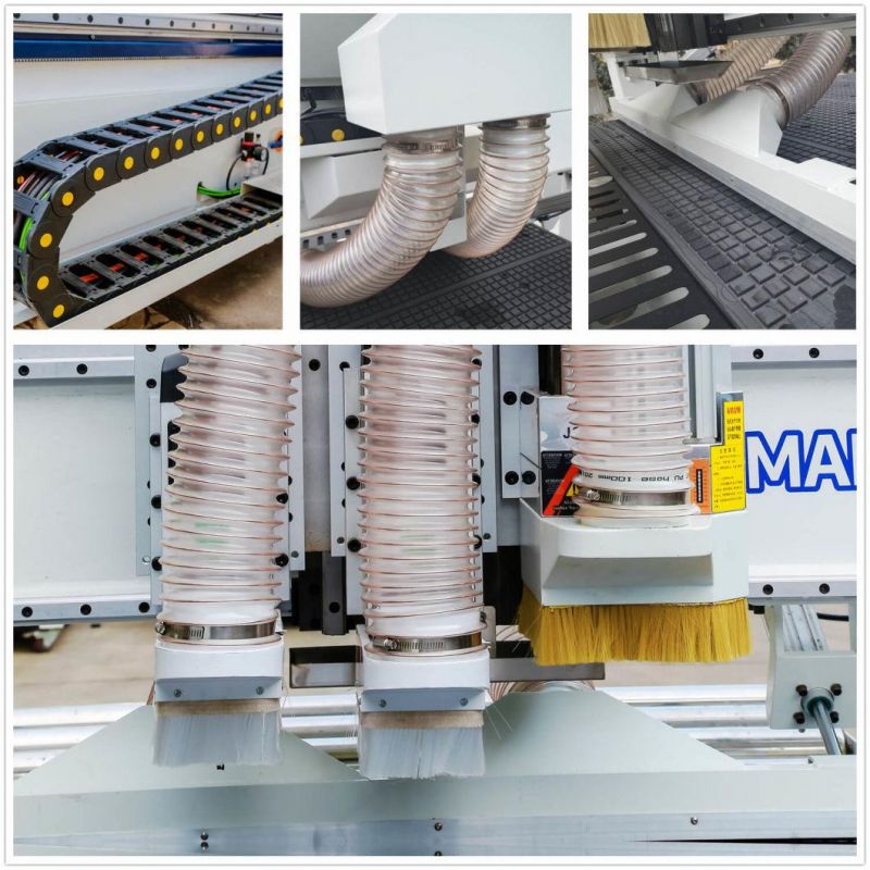 Mars CNC Router Machine with Double Spindle and Drilling Banks /CNC Carving Machine for Panel Furniture