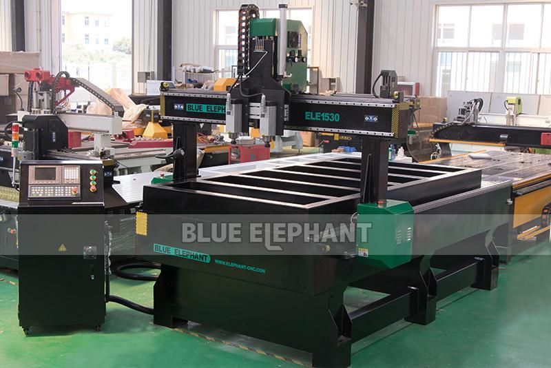 Jinan Blue Elephant 1530 Multi-Head CNC Router Machines for Wood Carving Mirror Frame