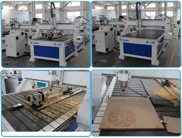 3 Axis 4 Axis 1325 Furniture CNC Carving Engraving Router Machine with DSP Offline Control