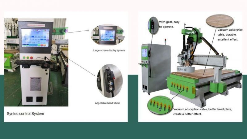 Easy Operation Automatic Tools Changer Atc CNC Router Woodworking Machinery for Wood MDF PVC ACP CNC Router