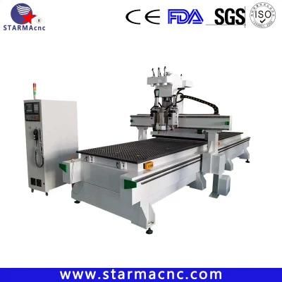 Woodworking Sm1325 CNC Router Easy Atc with Drilling Bits CNC Router 1325