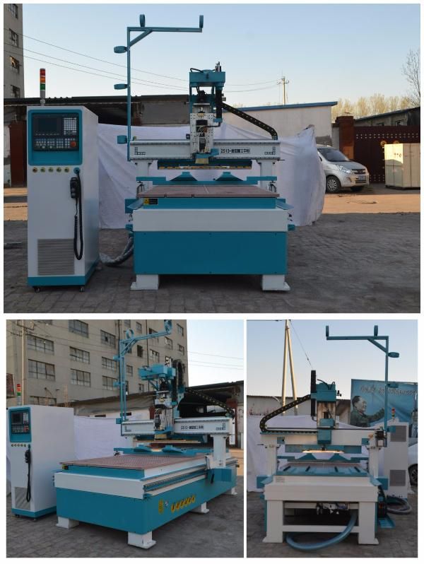 Auto Tools Changing Wood Cutting Machine CNC 1325 for Furniture/Aluminum