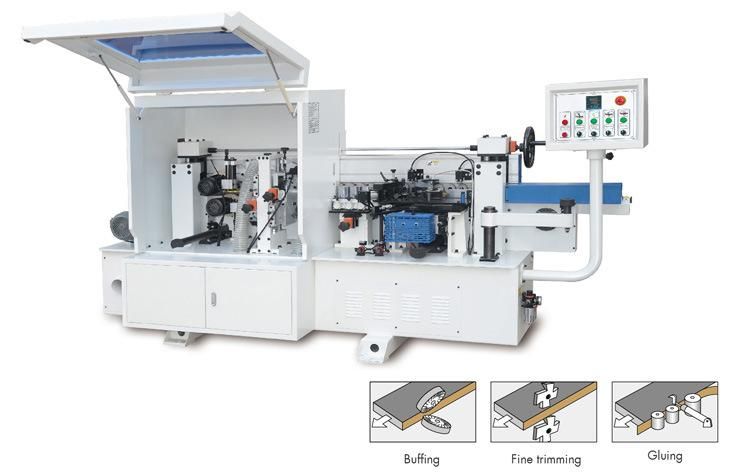 Hicas Hc-230 Woodworking Semi-Automatic PVC Edge Bander for MDF Board