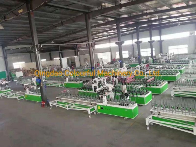 380V PVC and Veneer Laminating Profile Wrapping Machine with Video