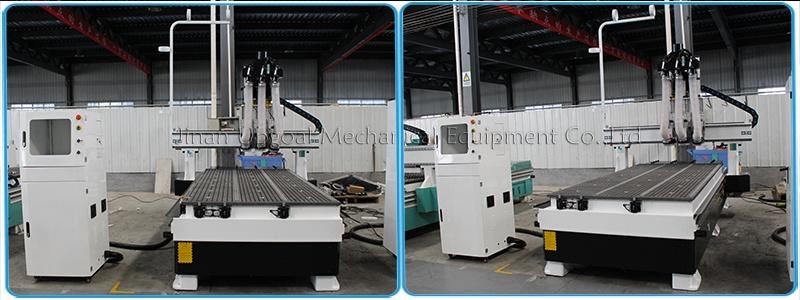 Automatic Three Tools Changer Woodworking CNC Router Machine 1300*3000mm