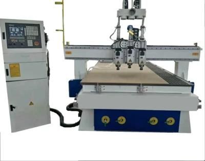 3 Heads Pneumatic Woodworking CNC Machine