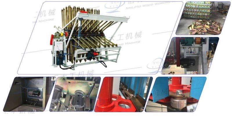 Easy and Small Model Manual Wood Puzzle Woodworking Machine for Wood Board Jointing Machine with Cheap Price / Rotary Hydraulic Clamp Carrier