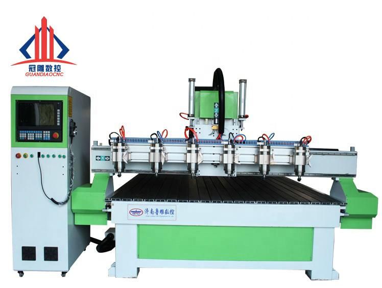 Wood CNC Router Prices 6 Heads Relief CNC Engraving Machine