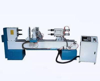 Cheap Affordable Two Rotary Axis Automatic CNC Wood Turning Lathe