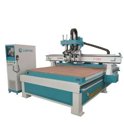 Multi-Use Spindles 1325 2030 CNC Rotuer Machine for Furniture CNC Router with 4 Spindles for Woodworking