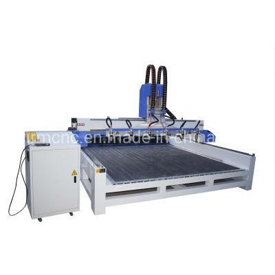 Multi Heads 4 Axis 3D PVC MDF Wood Carving CNC Machine Door Furnitures Cabinets