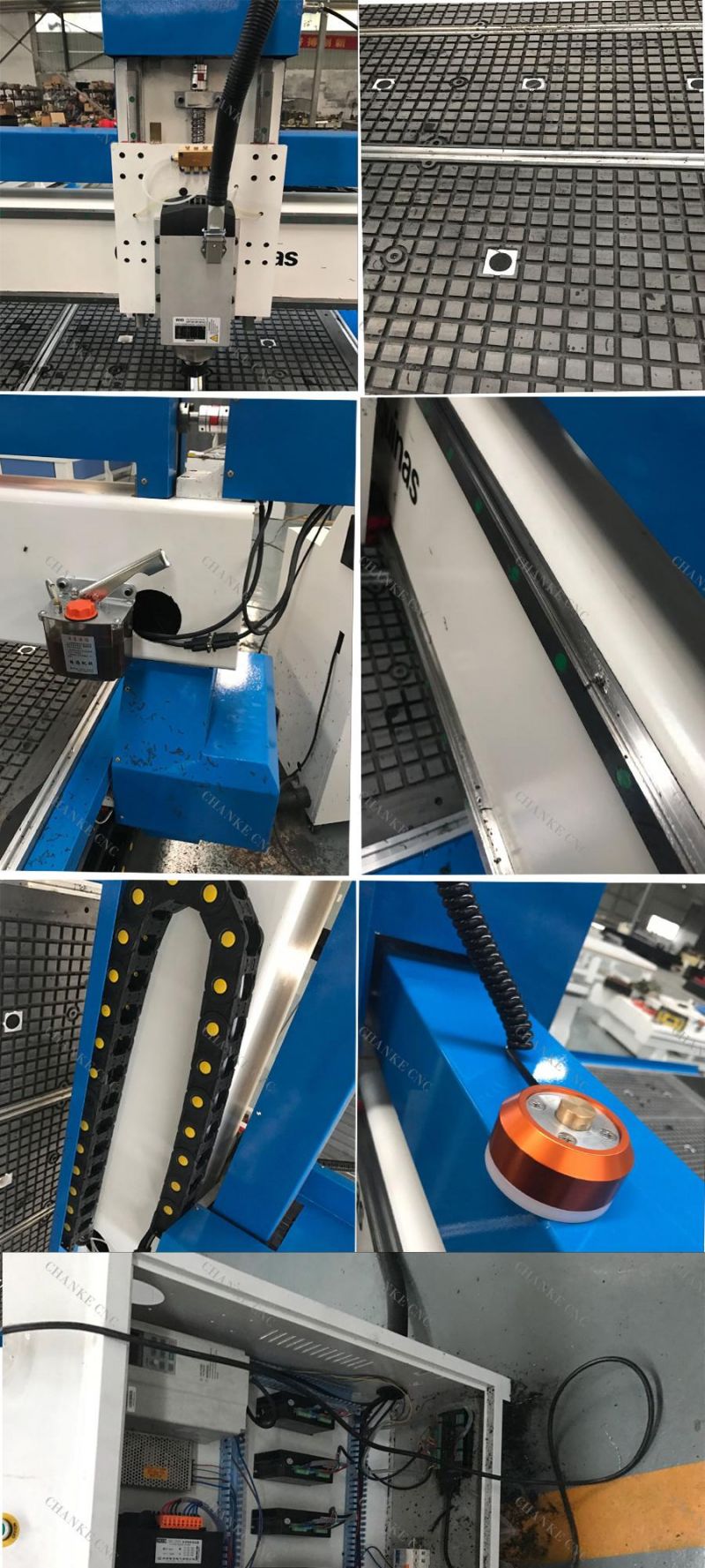 Multi Head 3D Rotary 4 Axis CNC Wood Carving Copy Machine, 3D Wood Furniture Making Machine / 3D Wood Carving Machine 5 Axes