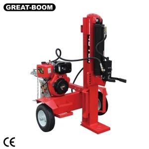 High Quality Ls-20t 20 Tons Selfpower Log Splitter with 6.5HP Gasoline / Diesel Engine