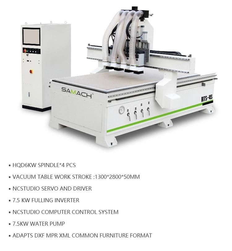 Good Quality Four Spindle Wood Router Woodworking CNC Router