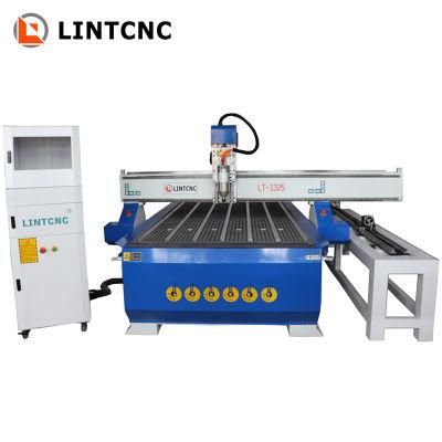 Mach3 DSP USB Control System 1325 2030 CNC Router with Side Rotary Axis for Wood Furniture