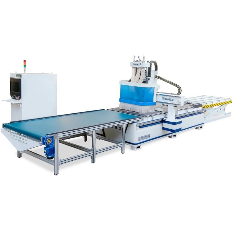 Mars Labor-Saving Wood CNC Router Machine with Double Spindle and Drilling Banks