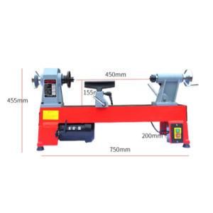 Wood Lathe Log Turning Machine Woodworking Turning Lathe Machine