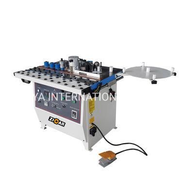 manual straight and curve line edge banding machine