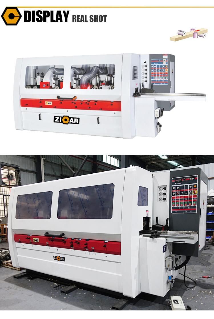 ZICAR high speed wood four side moulder planer machine