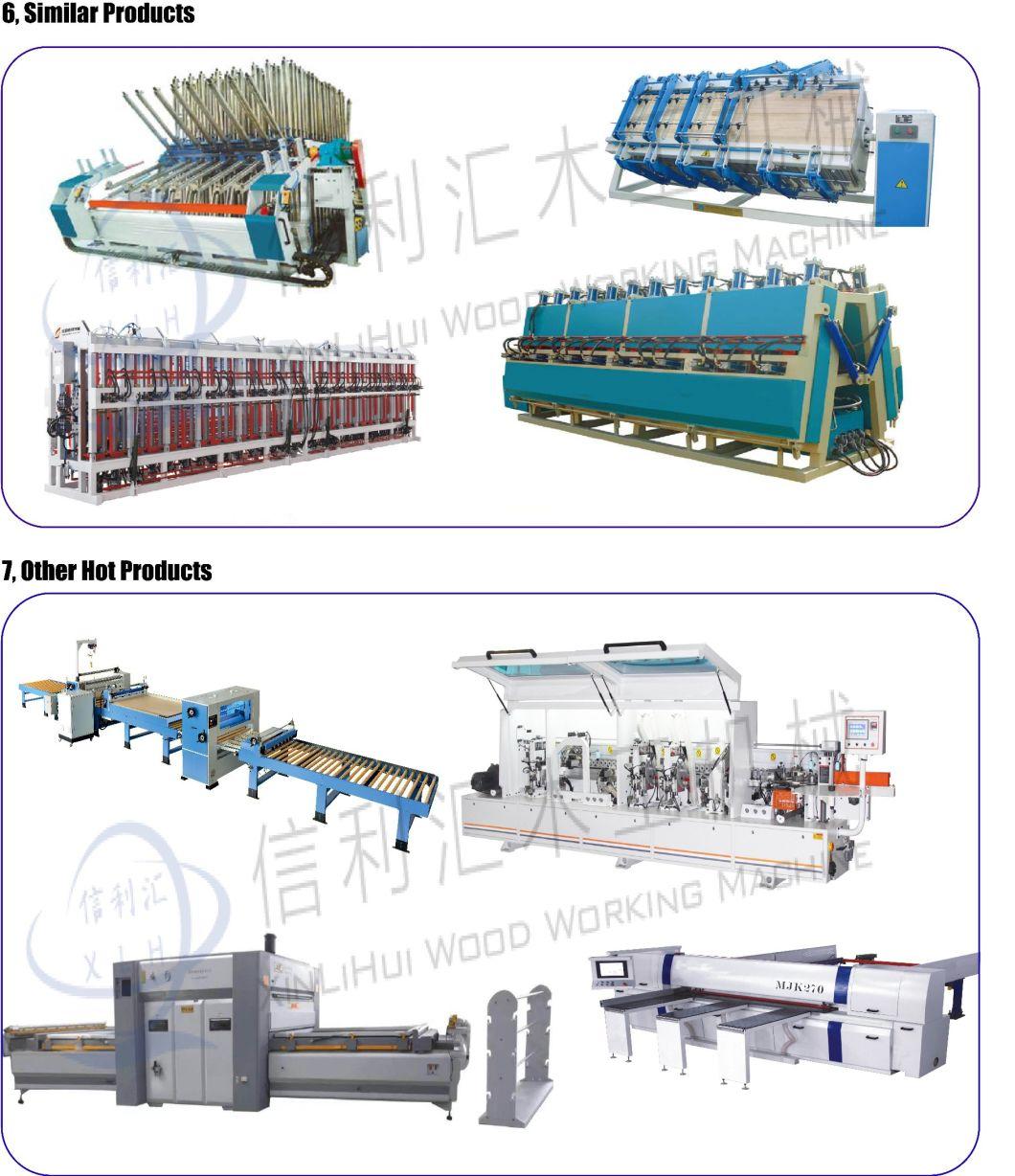 Automatic Hot Press Wood Finger Jointer Machine/ Heat-Transfer Oil Wood Jointing Machine with Conveyor Feeder/ Wood Finger Joint Laminated Hot Press Machine