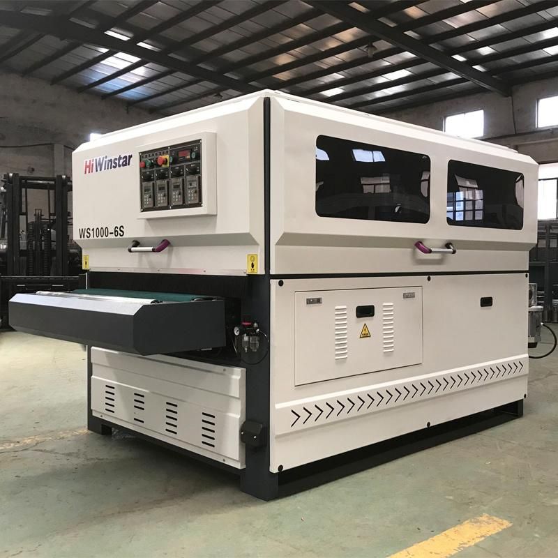 Ws10006s Heavy Duty Automatic Touch Screen Brush Sanding Machine Sander Machine