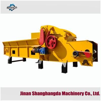 CE Approved Drum Wood Chipper Machine Branches Crusher Wood Pallet Shredder Price