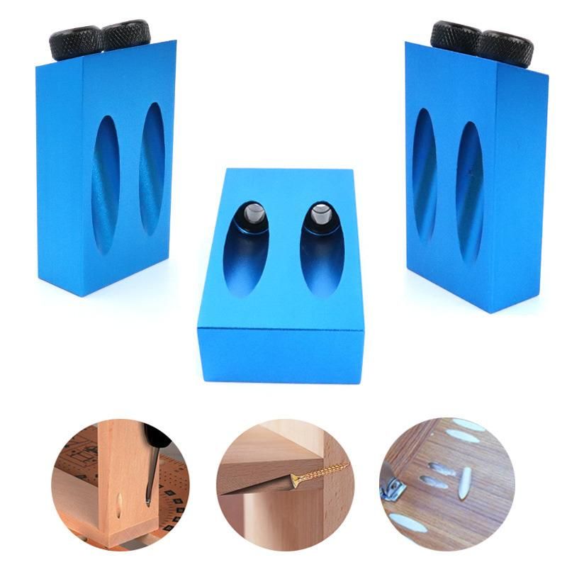Slant Hole Locator with Magnetic, Woodworking Drilling Fixture Drilling Locator