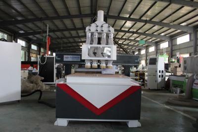Four Process Cutting Machine for Panel Furniture Customized Straight Line Tool Changing Machining Center