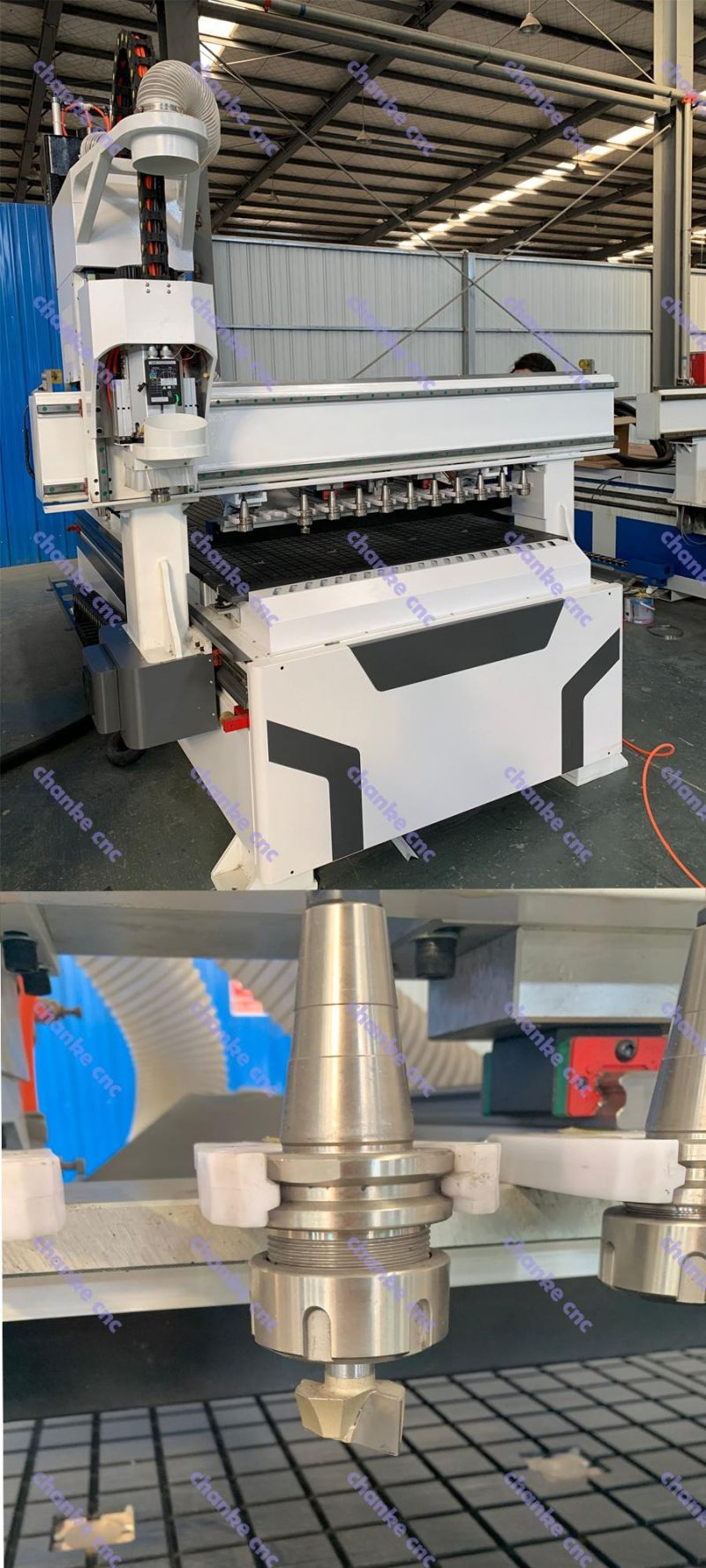 1300X2500mm Atc Liner 12 Bits Wood Engraving Embossing Machine