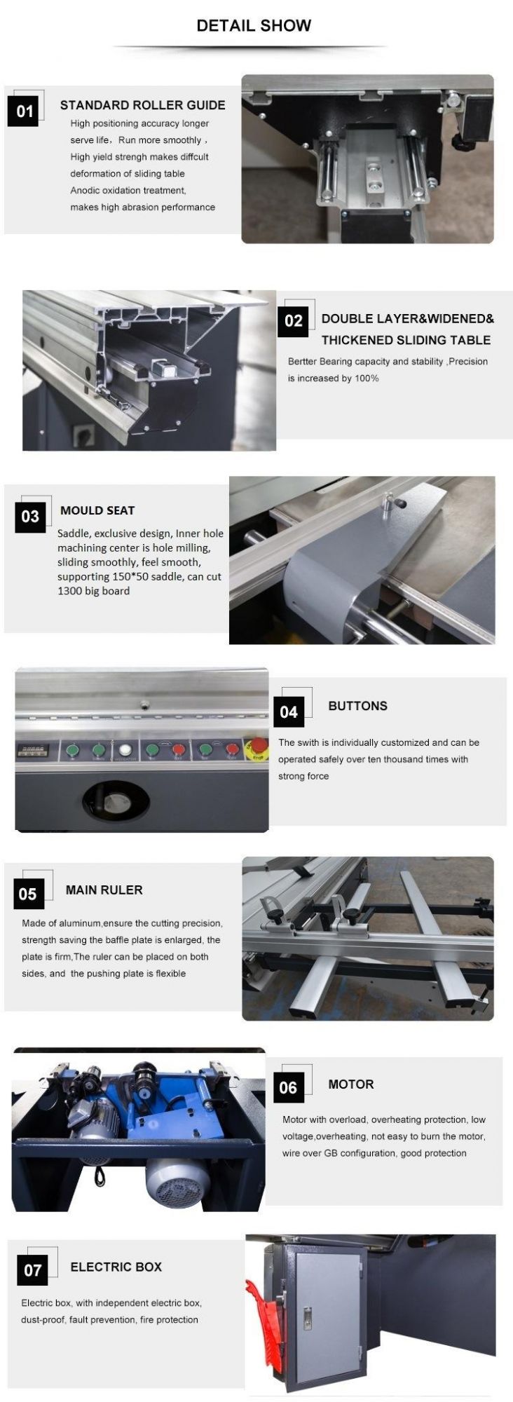 Woodworking Sliding Table Saw Vritical Panel Saw