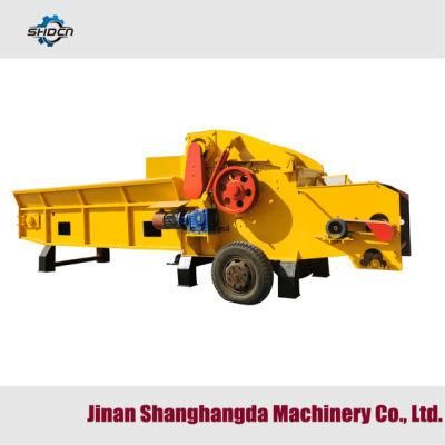 Shd Factory Supply Commercial Heavy Duty Large 250HP Engine Drum Branch Crusher Diesel Wood Chipper Shredder