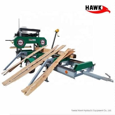 Hawk HS26g Band Saw Machines Woodworking Sawmill Horizontal Portable Sawmill