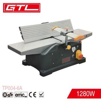 Woodworking Machine 1280W 6&quot; Heavy Duty Table Planer Bench Top Planer Wood &amp; Plastic Surface Smoother Wood Planer Thicknesser